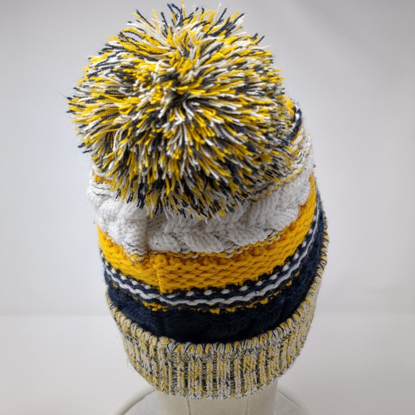 Mount Marty Knit Pom Pom Beanie Hat Multicolor One Size Sport-Tek