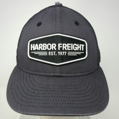 Harbor Freight Trucker Hat Gray One Size Mesh Back Snapback Patch HFT Est 1977