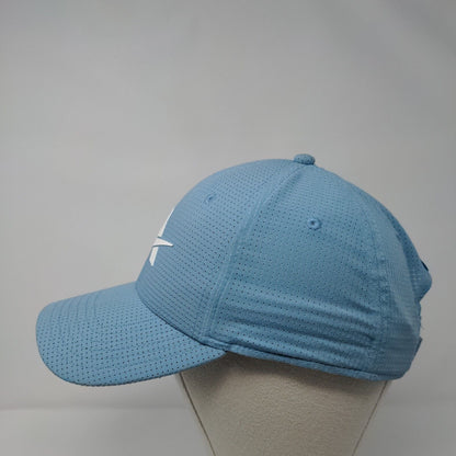 Arctic Cool Strapback Hat Blue OSFM Adjustable Solid 6 Panel Vent Holes