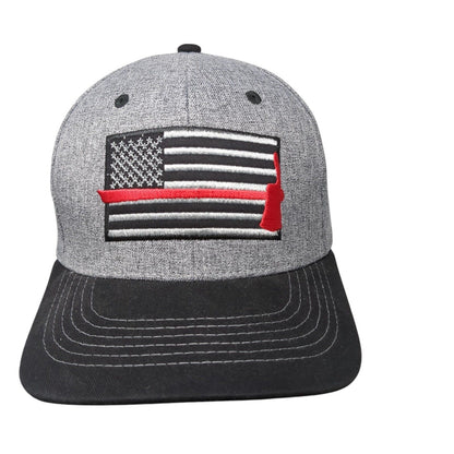 Axe American Flag Strapback Hat Gray One Size Adjustable Patriotic Arcadian