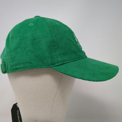 Palmlico Baseball Cap Green One Size Corduroy Palm Tree Slideback Cotton Hat
