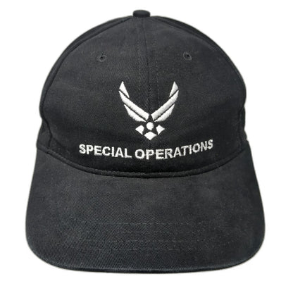 Baseball Cap Black One Size Air Force Special Operations Military Hat Stretch