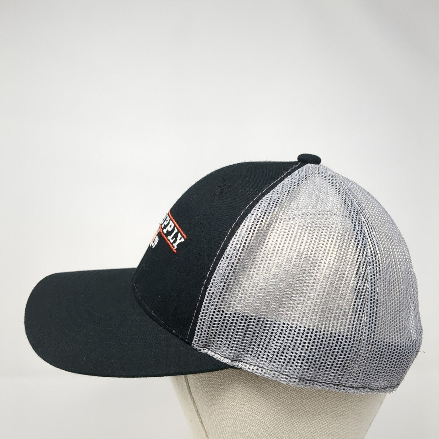 D&B Supply 1959 USA Flag Snapback Trucker Hat Black One Size Mesh Back