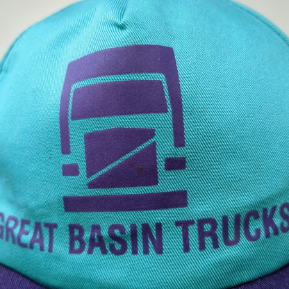 KC 5 Panel Blue Purple One Size Great Basin Trucks Snapback Screen Graphic Hat