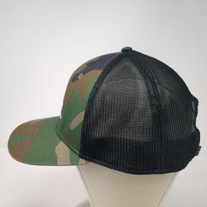 Outdoor Cap Trucker Hat Green One Size Camo Mesh Snapback Pocono Manor Logo