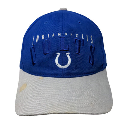 Twins Enterprise Men's Slideback Hat Blue OSFA Embroidered Indianapolis Colts