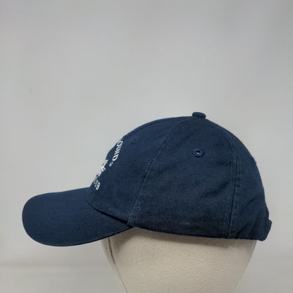 Water Sound Beach Club Ladies Slideback Hat Blue One Size Embroidered Cotton