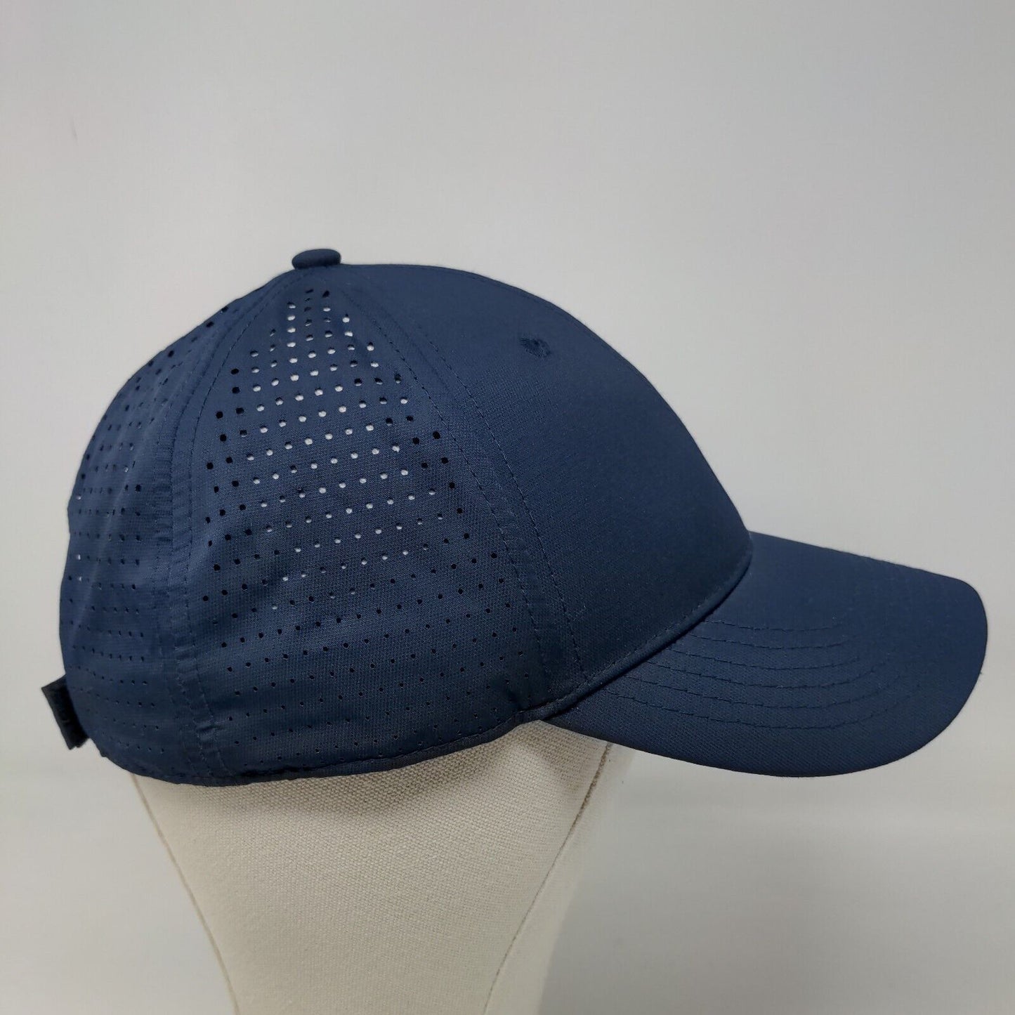 Cap America Men's Strapback Mesh Back Hat Blue Embroidered Superior Logo