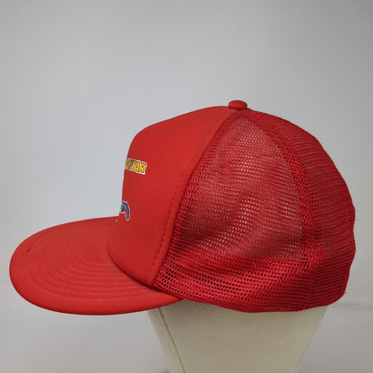 Sportcap Trucker Hat Red Great American Guitar Assault Mesh Graphic Vintage