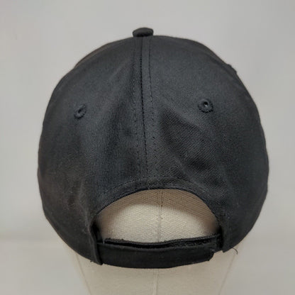 The Trucking Life Flying Pilot Strapback Hat Black OSFA Embroidered 6 Panel