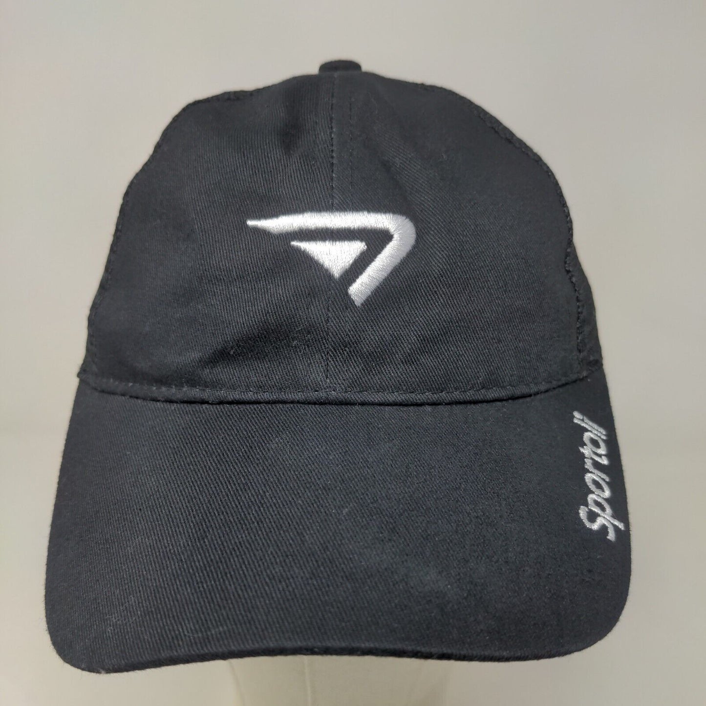 Sportoli Boy's Snapback Mesh Back Hat Black Adjustable Embroidered Logo