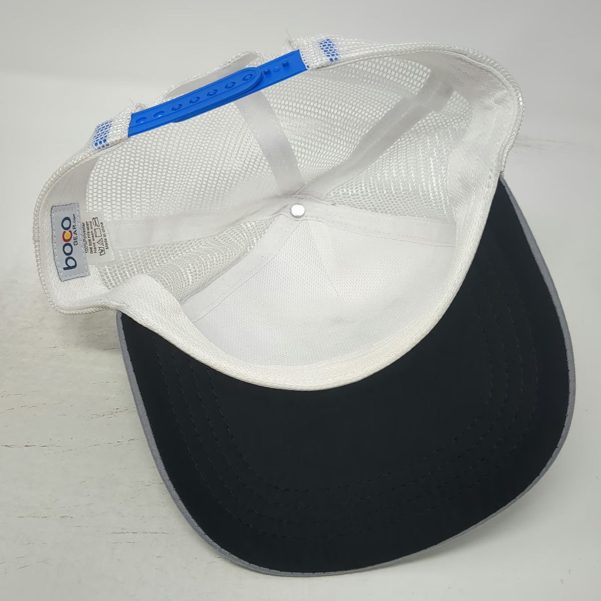 Boco Gear Trucker Hat Yellow Blue Gray One Size St Jude Walk Run Mesh Snapback