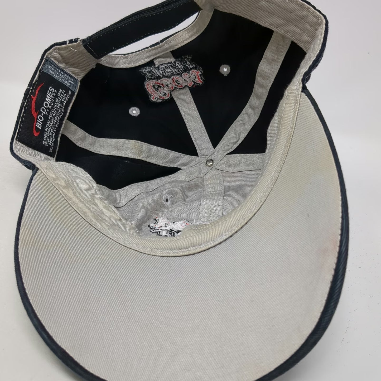 Bio-Domes Coors Light Baseball Cap Black Gray One Size Cotton Adjustable Hat
