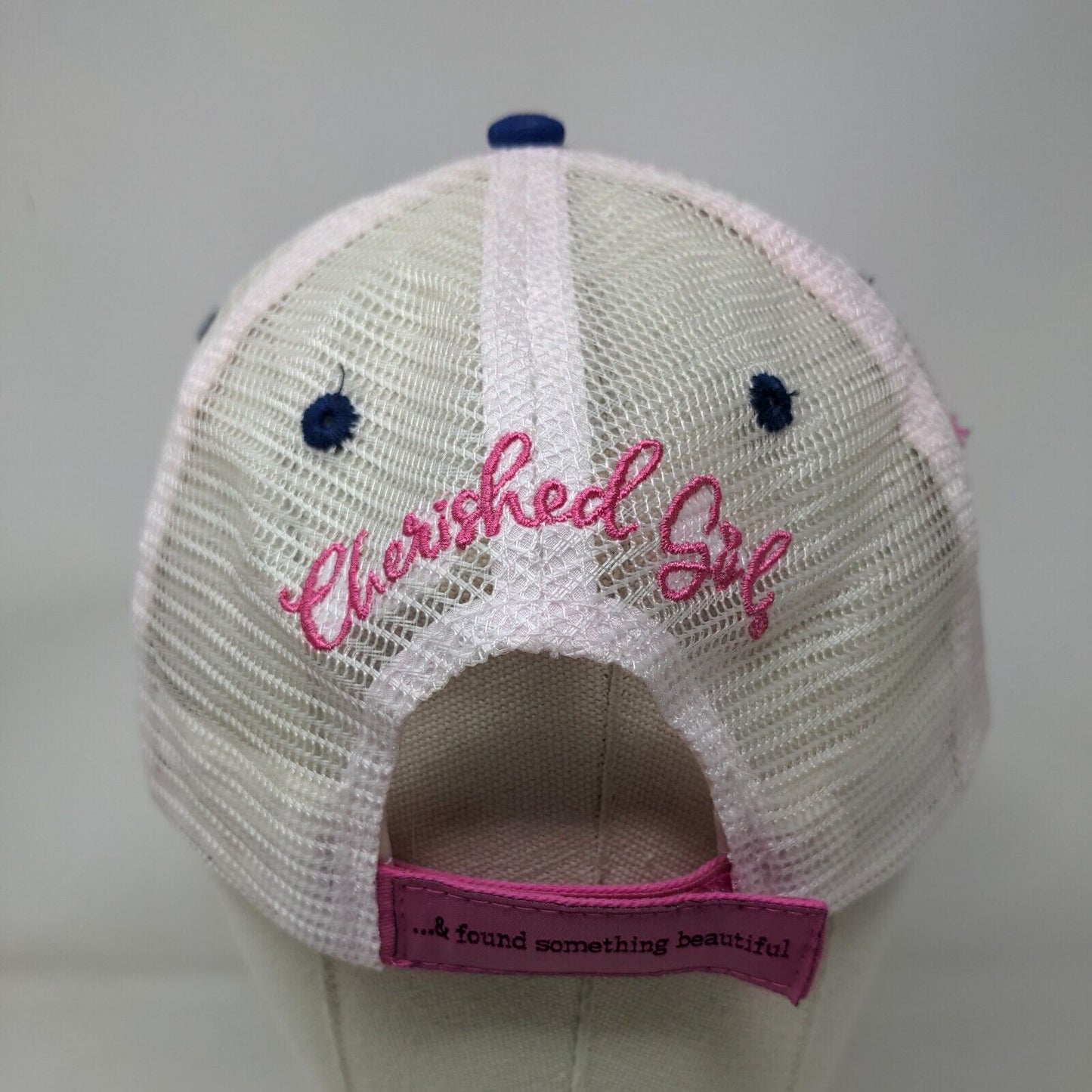 God Bless This Mess Trucker Hat Pink OSFM Mesh Back Embroidered Cherished Girl