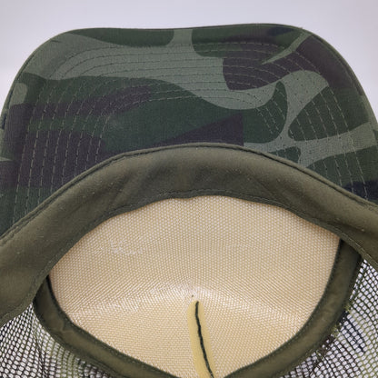 M. Field Trucker Hat Multicolor One Size Adjustable Embroidered Mesh Back Rope