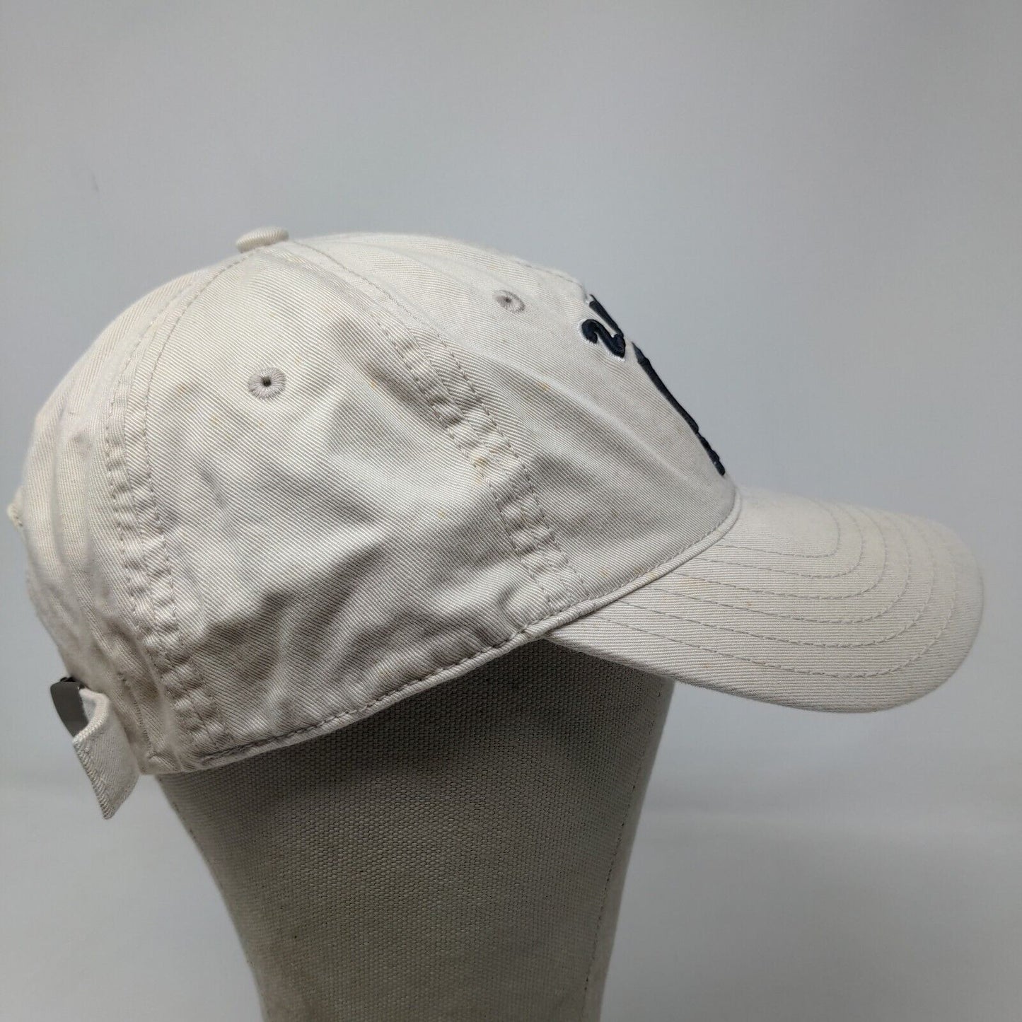 Arizona Jean Co Men's Slideback Hat Tan OSFA Vintage 2002 Embroidered Flag Logo