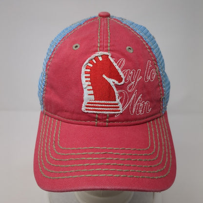 Play To Win Snapback Trucker Hat Multi One Size Mesh Back Classic Equine