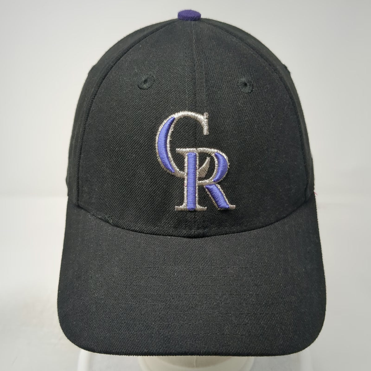 New Era Colorado Rockies MLB Baseball Cap Black One Size 9FORTY Strapback Hat