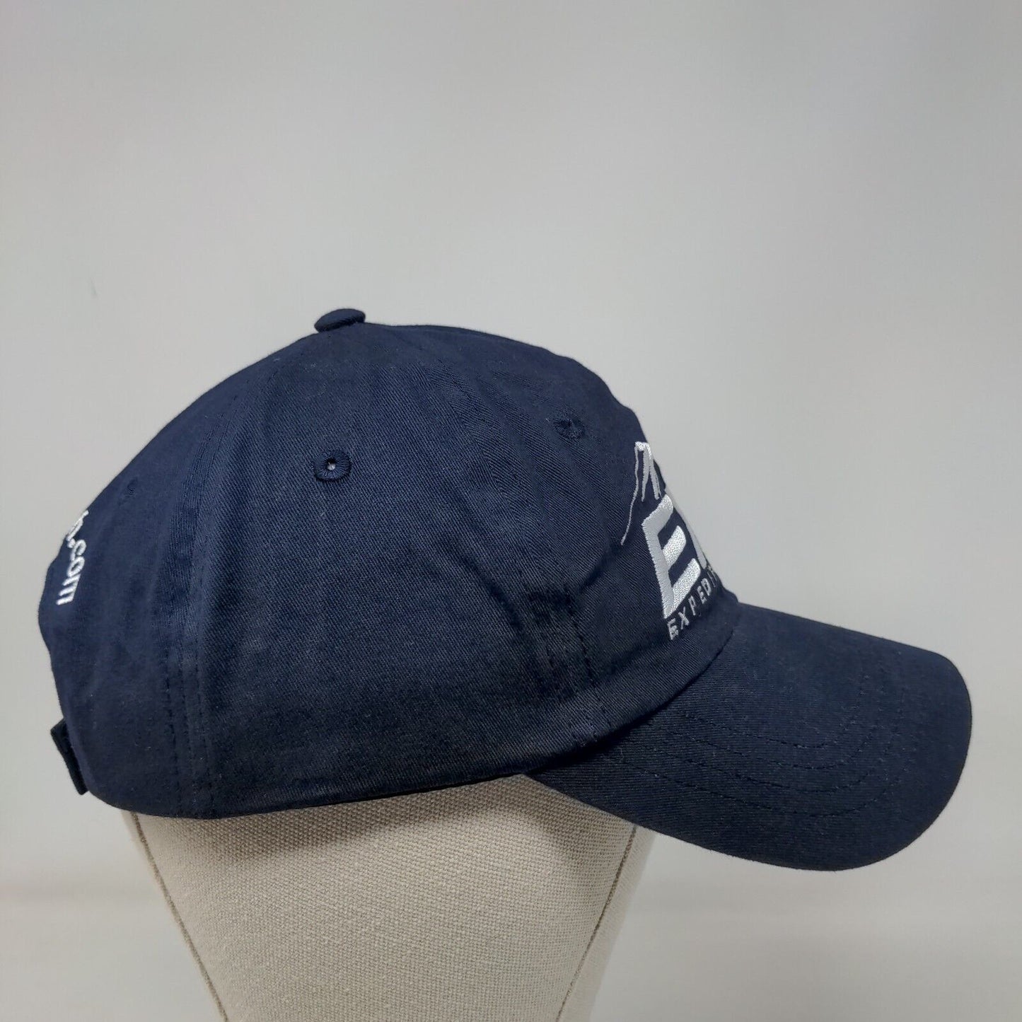 EXP Expedition Grade Strapback Hat Blue One Size Adjustable Embroidered Cotton