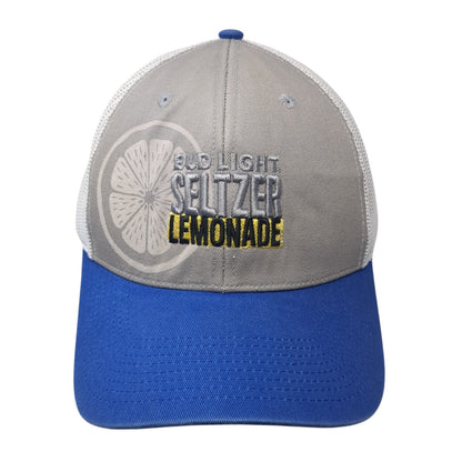 Bud Light Seltzer Lemonade Trucker Hat Multicolor One Size Adjustable Mesh Back