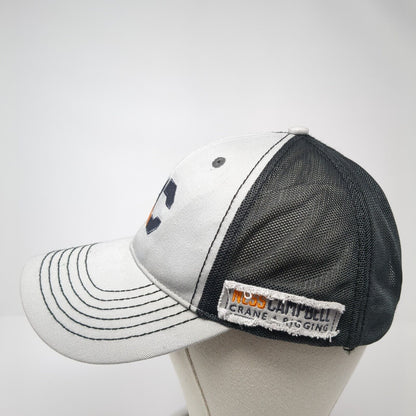 Ness Campbell Crane Rigging Strapback Trucker Hat Gray OS Mesh Back Towsleys