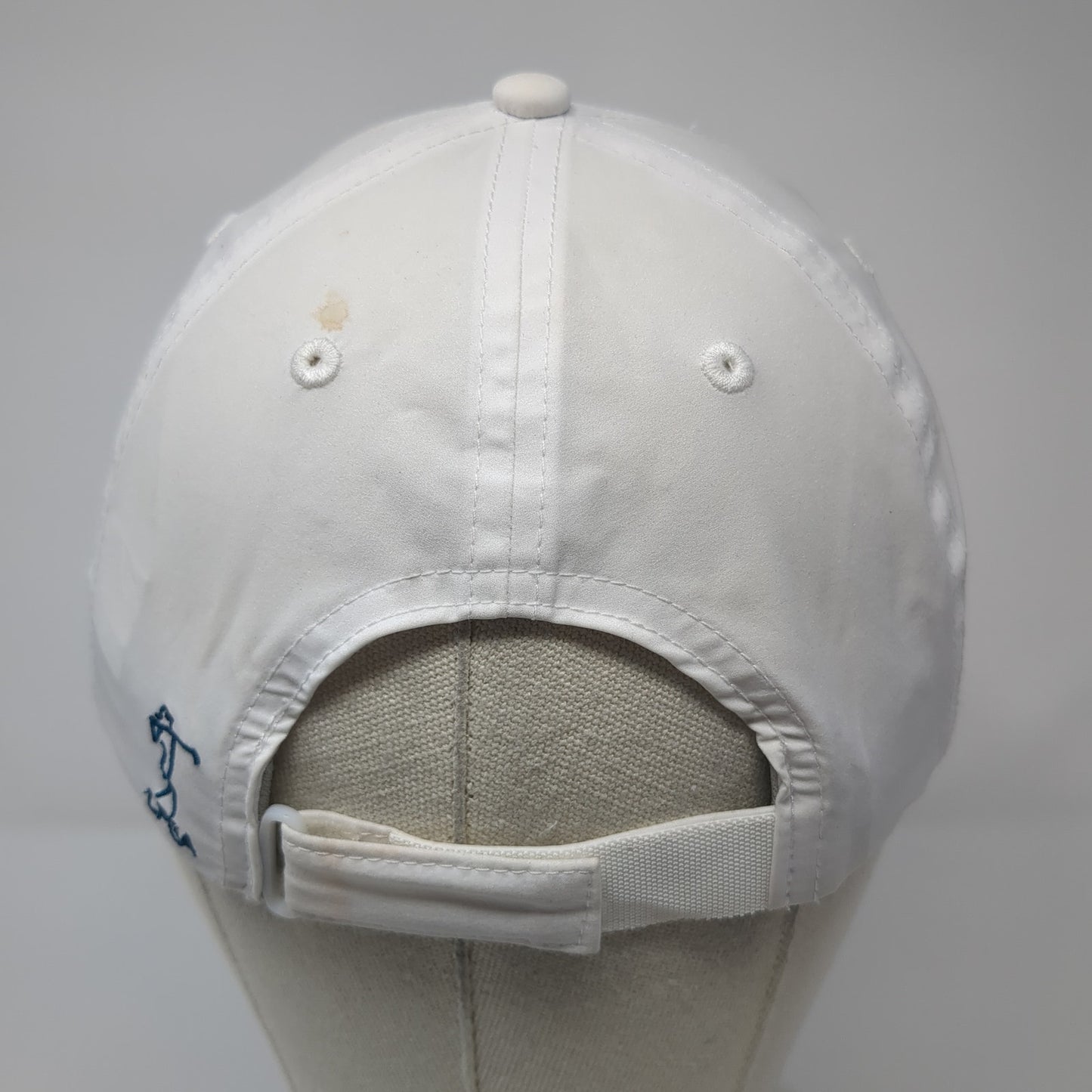LPGA Strapback Baseball Cap White One Size Adjustable Embroidered 6 Panel