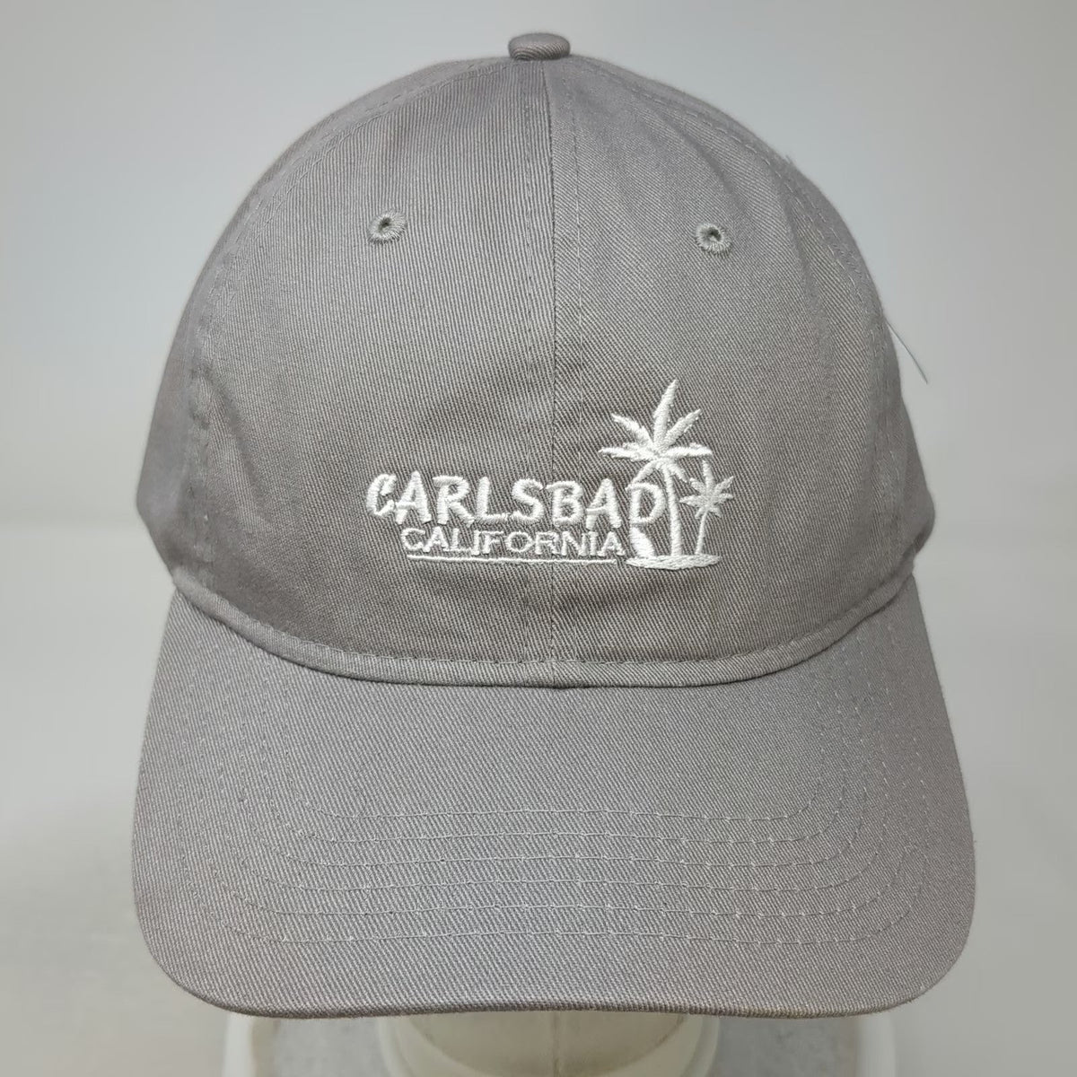 Legendary Baseball Cap Gray One Size Carlsbad California Palm Trees Cotton Hat