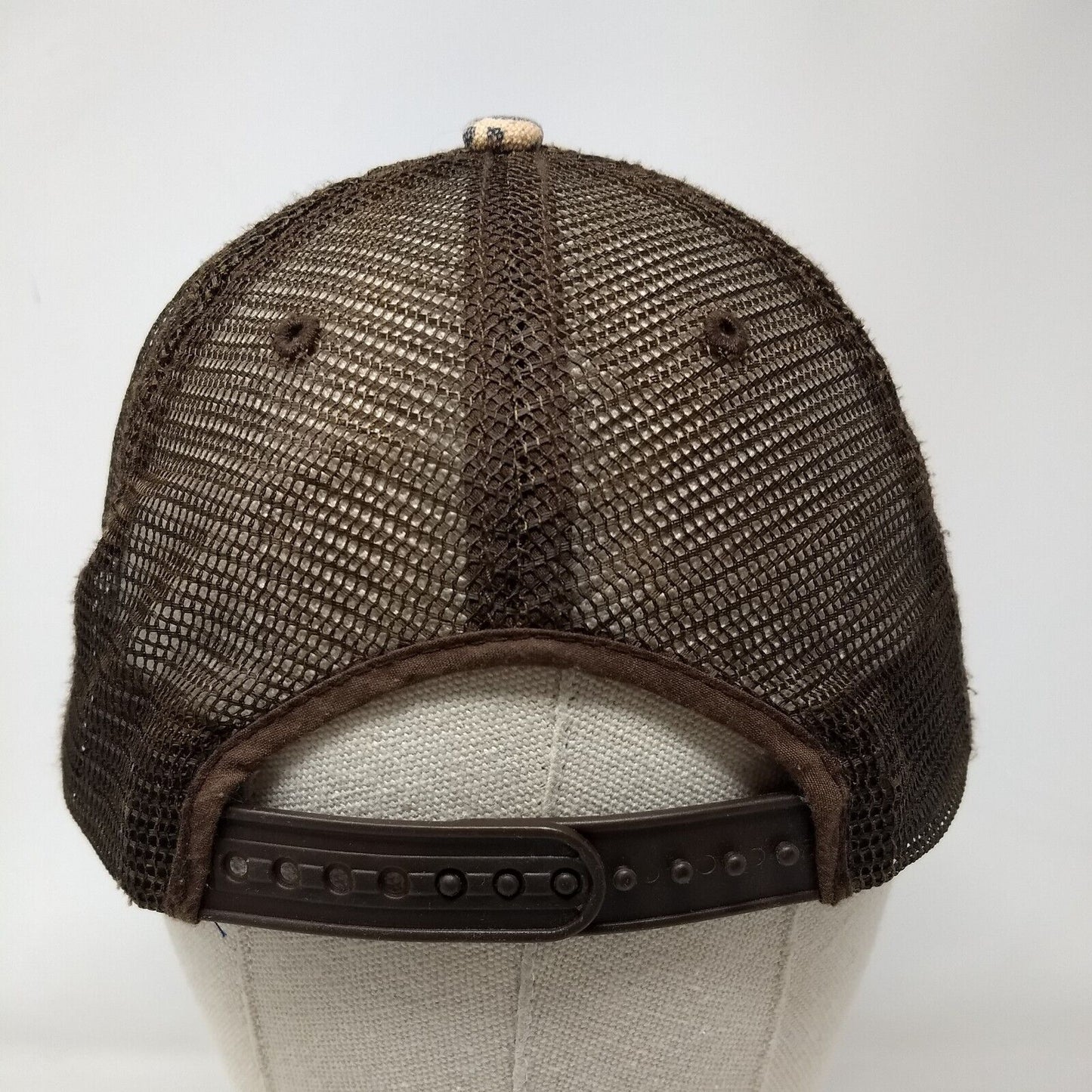 Fleur-de-lis Bling Snapback Trucker Hat Multi OSFA Animal Print Mesh Back