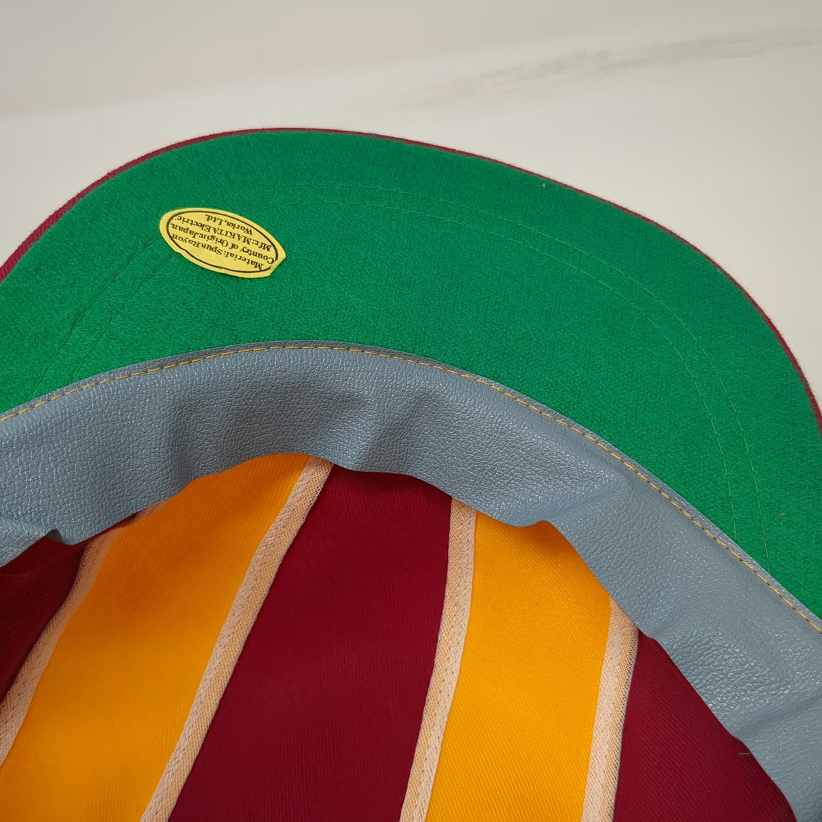 Makita 5 Panel Cap Red Yellow One Size Electric Power Tools Spun Rayon Japan Hat