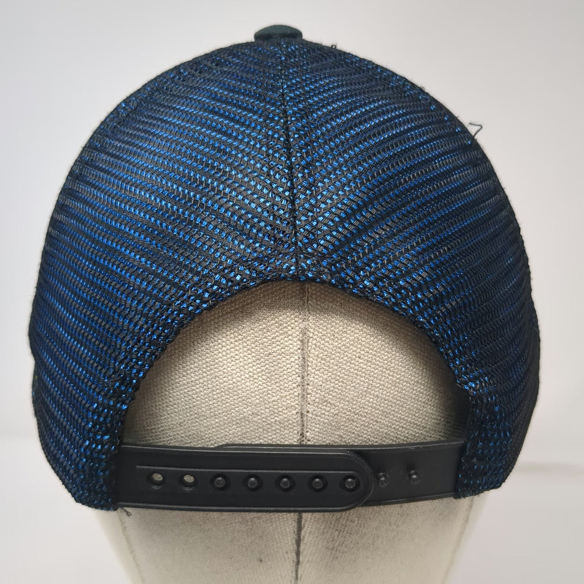 Port Authority Trucker Hat Black Blue One Size Topcon Bonneville Mesh Snapback