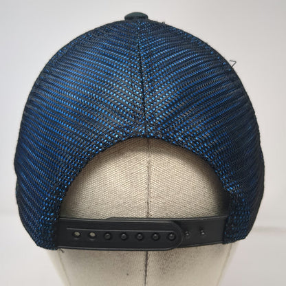 Port Authority Trucker Hat Black Blue One Size Topcon Bonneville Mesh Snapback