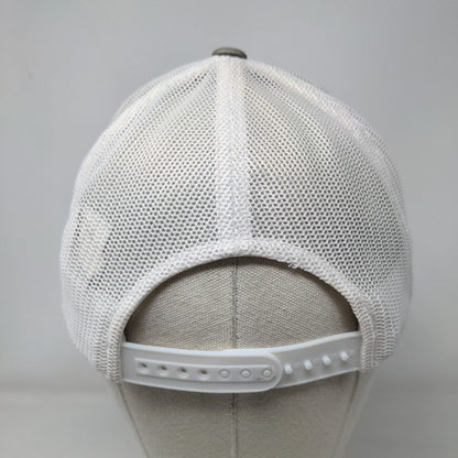 Columbia Mountain Patch Snapback Trucker Hat Brown One Size Mesh Back
