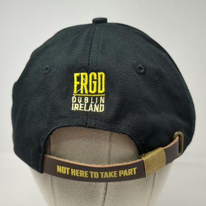 FRGD Forged Irish Stout 5 Panel Black OS Hat Strapback Dublin Ireland