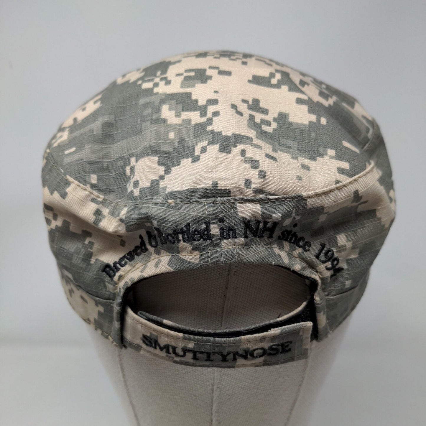 Smuttynose Brewing Company Cadet Army Cap Camouflage OS Embroidered Caps on Tap