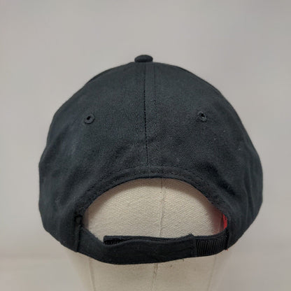 Letter Q Strapback Hat Black One Size Embroidered 6 Panel Cap America