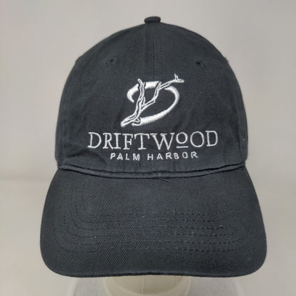 Driftwood Palm Harbor Strapback Hat Black One Size Embroidered Big X