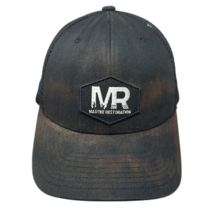 Yupoong Master Restoration Black Trucker Hat One Size Mesh Snapback Flexfit 110