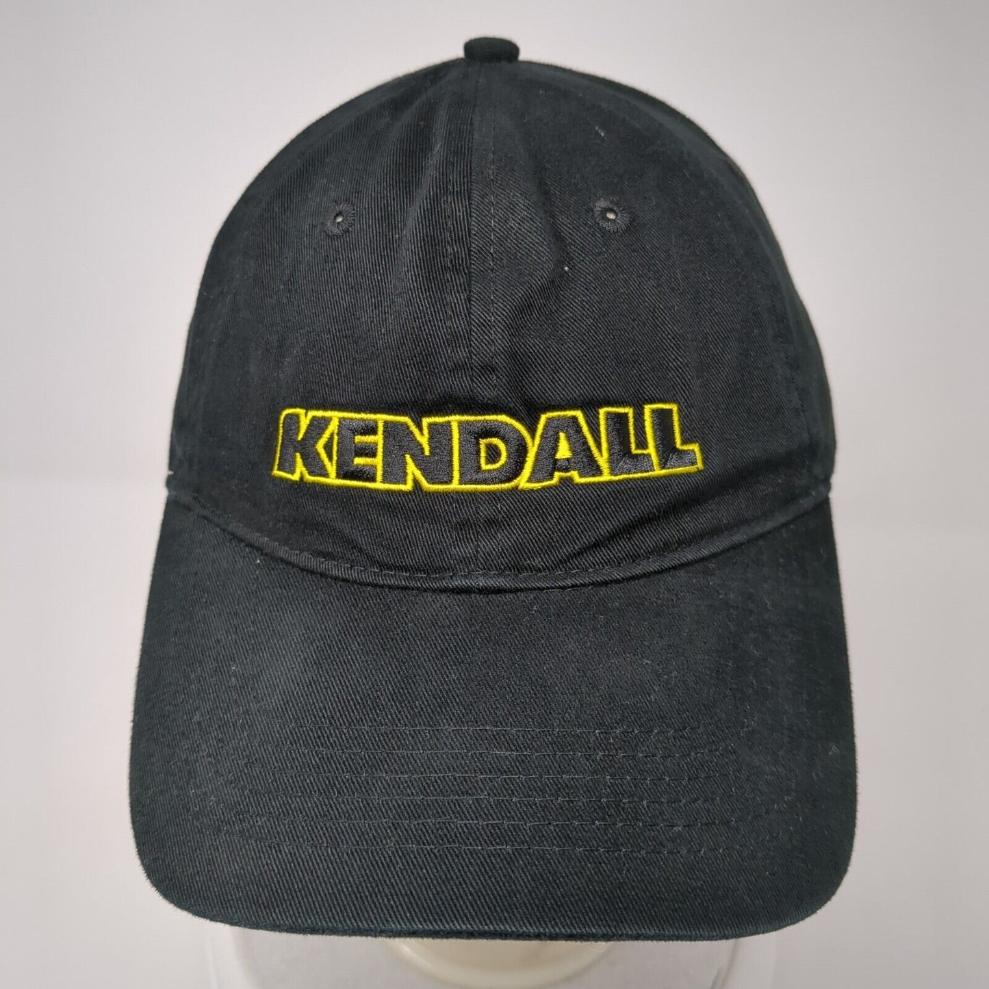 Kendall Strapback Hat Black One Size Embroidered Pacific Headwear