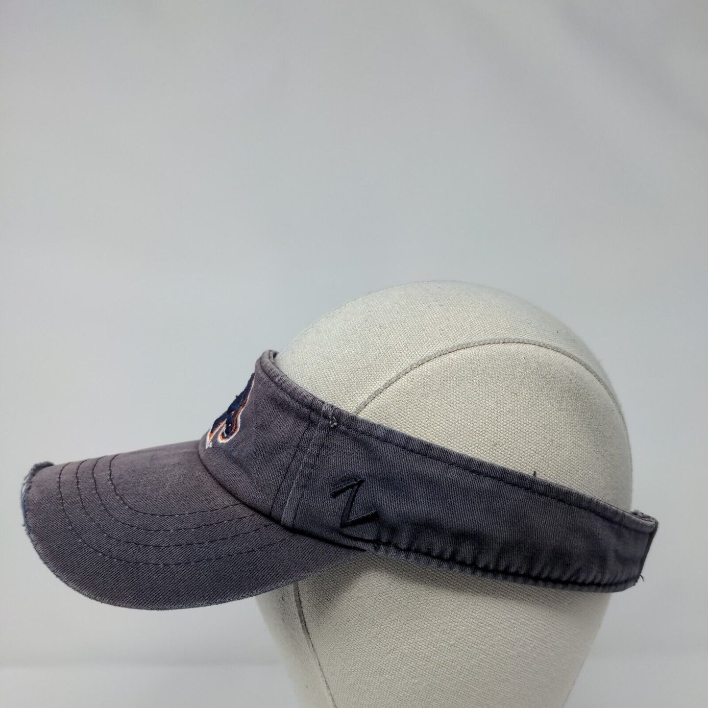 Boise State Broncos Strapback Visor Hat Blue OSFA Embroidered Zephyr NCAA