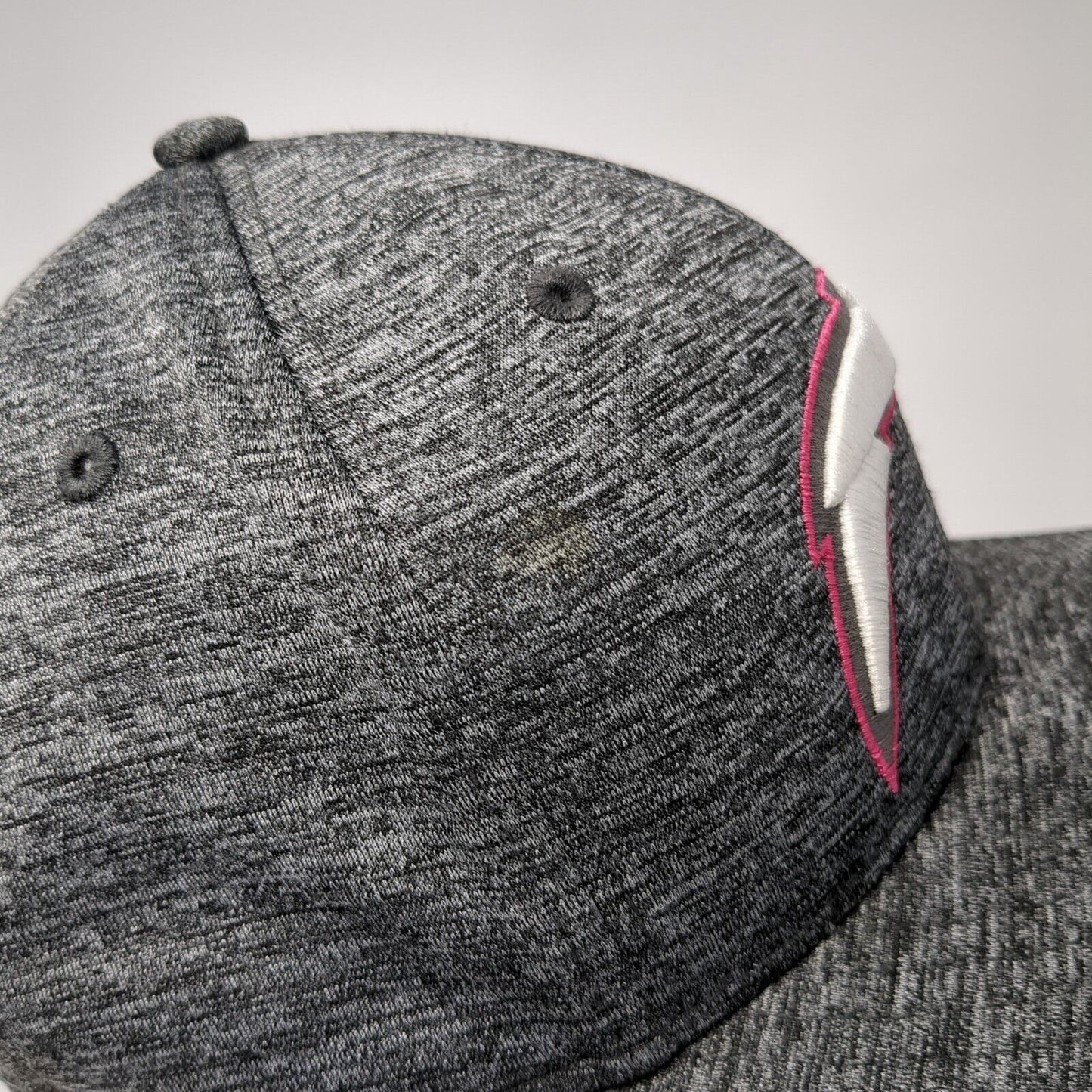 San Diego Chargers Fitted Hat Gray 7 3/8 Breast Cancer NFL New Era 59Fifty