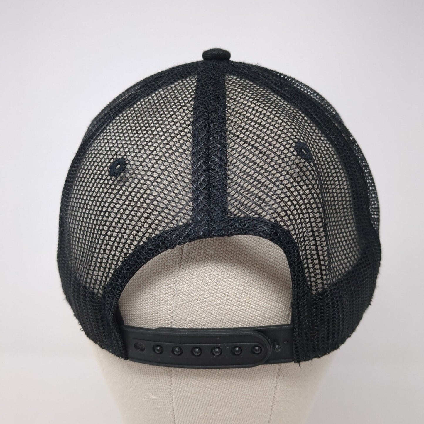 Inventory Sales Company Snapback Trucker Hat Black One Size Mesh Back