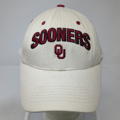 Oklahoma Sooners NCAA Captivating Headgear Beige One Size Strapback OU Cap Hat