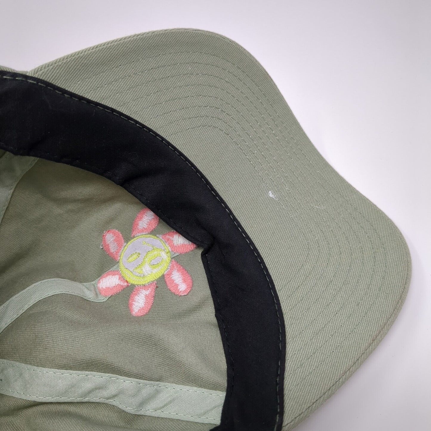 Volcom Stone Wonder Slideback Hat Green OSFM Adjustable Embroidered
