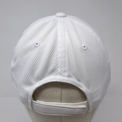 Linking Up Fore Kids Strapback Hat White One Size 6 Panel Port Authority