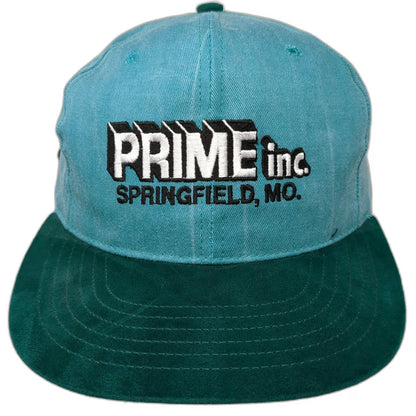 Mad Hatters Inc. Baseball Cap Green One Size Prime Inc Springfield MO Suede Brim