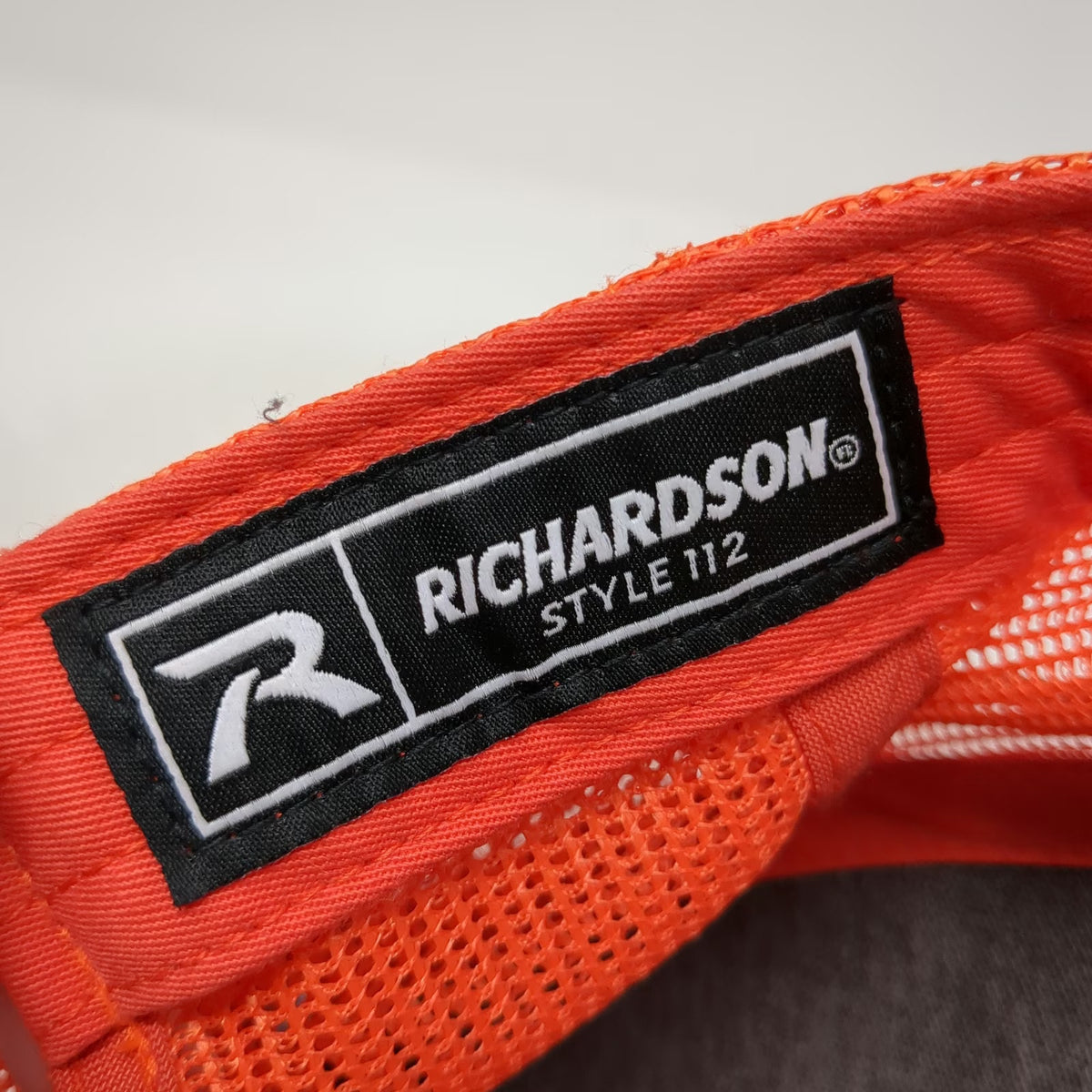 Richardson Trucker Hat Gray Orange One Size Mesh Snapback Ray-Mont Logistics