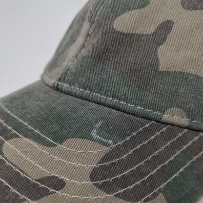 Unbranded Strapback Hat Fatigue Camouflage OSFM Adjustable Vented Holes