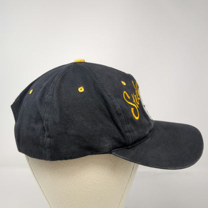 Pittsburgh Steelers NFL AJD Snapback Hat Black One Size Script Green Underbrim