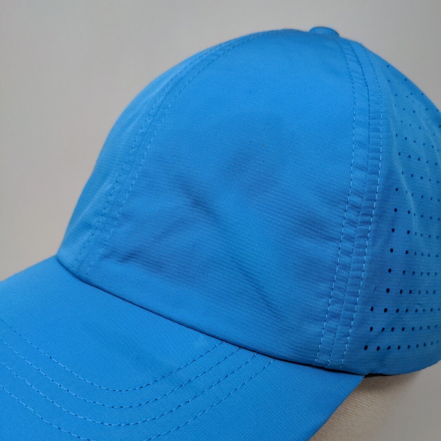 Nike Golf Strapback Hat Blue OSFM Adjustable Embroidered Swoosh Logo Polyester