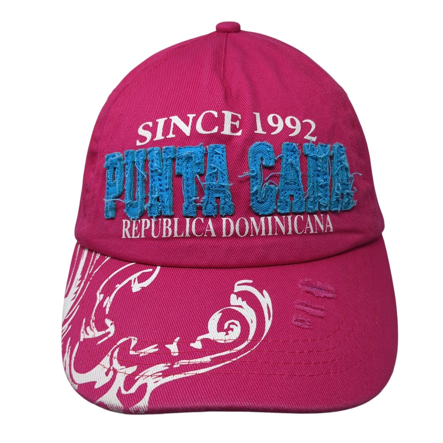Punta Cana Republica Dominicana Strapback Hat Pink One Size Since 1992